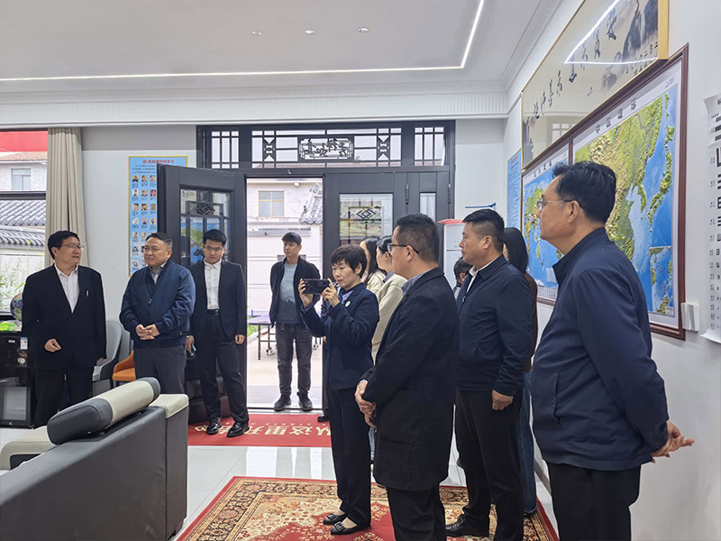 三省三县（山东单县、安徽砀山县、江苏丰县）宣传部门领导到探梅书院参观考察